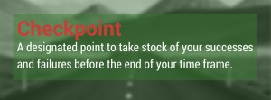 Checkpoint, a time to check in on workout goals