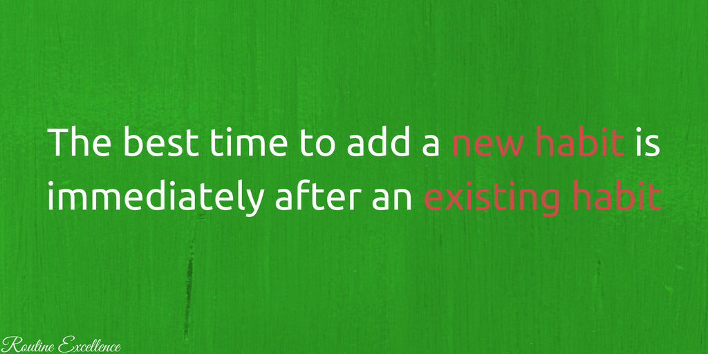 How to form a habit