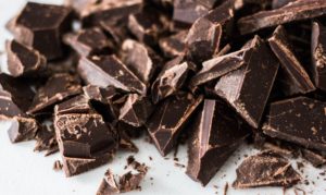 Chocolate pieces